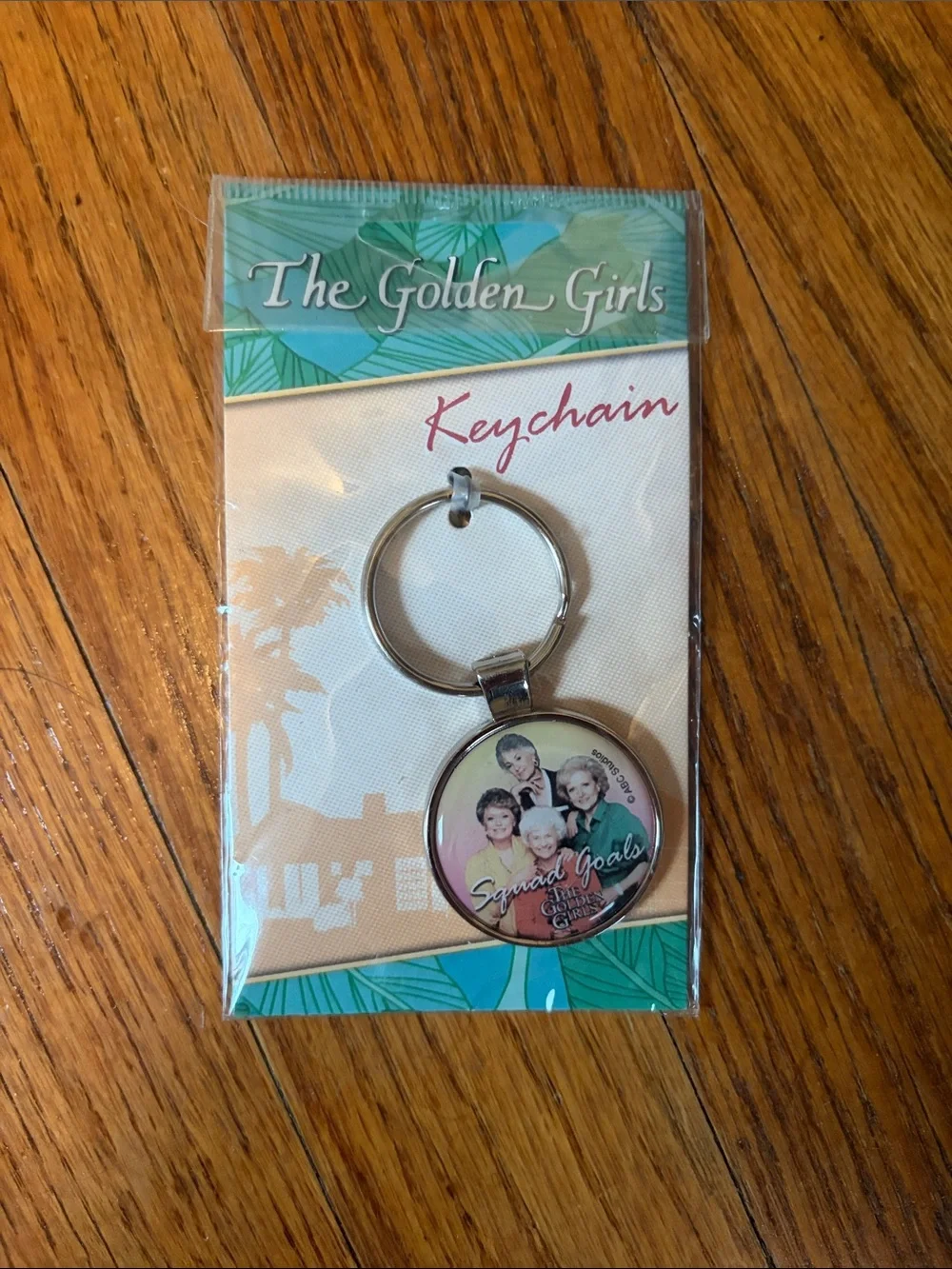 Pink/Silver Keychain